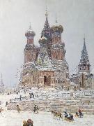 Nikolay Nikanorovich Dubovskoy Church of St. Basil. oil painting
